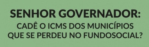 You are currently viewing Estado agrava situação financeira dos Municípios retendo recursos do ICMS que pertencem ao ente municipal