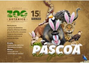 Read more about the article Sábado (15) tem programação especial de Páscoa para as crianças no Parque Zoobotânico