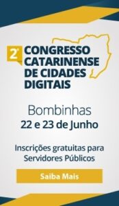 Read more about the article Inscrições para Congresso de Cidades Digitais se encerram na terça-feira (20)