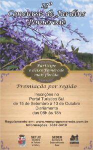 Read more about the article Abertas as inscrições para o 13º Concurso de Jardins de Pomerode