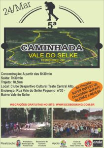 Read more about the article 5ª Caminhada do Vale do Selke será realizada no dia 24 deste mês