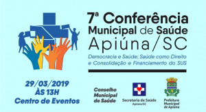 Read more about the article 7ª Conferência Municipal de Saúde acontecerá no dia 29 de março. Participe!