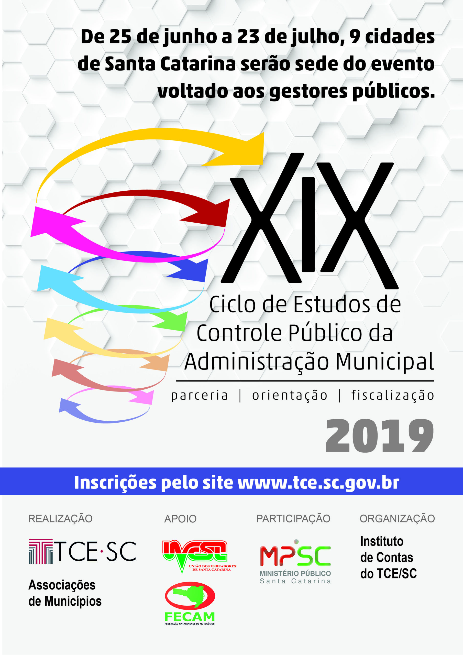 You are currently viewing TCE/SC abre inscrições para XIX Ciclo de Estudos da Administração Municipal