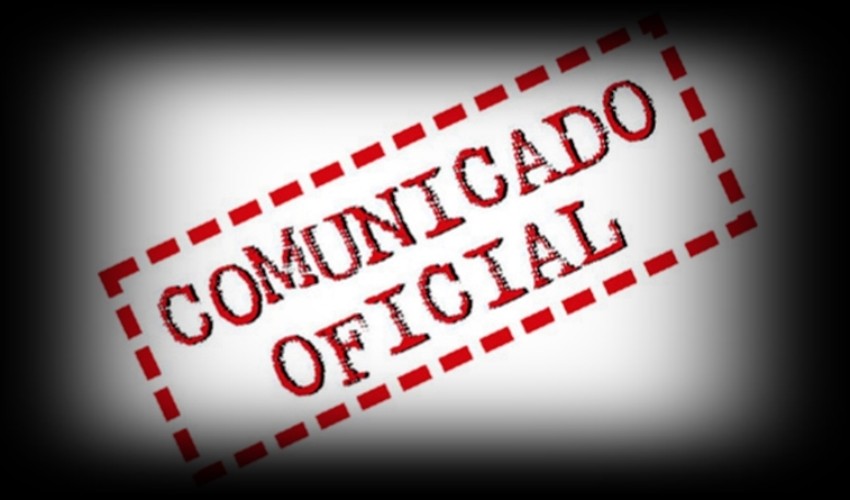 You are currently viewing Comunicado oficial