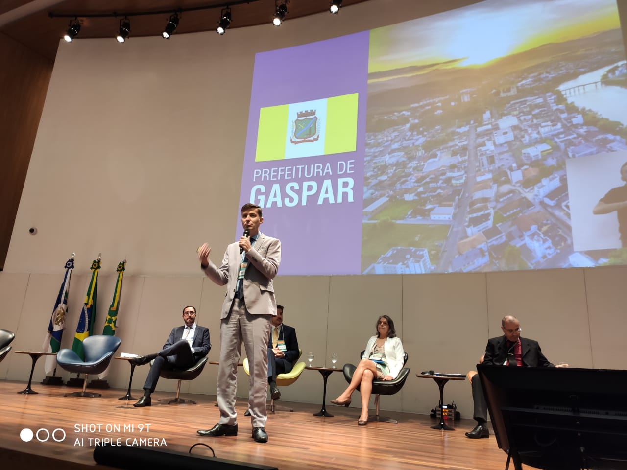 You are currently viewing Gaspar é destaque em evento do Ministério da Economia, em Brasília