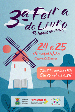 You are currently viewing 3ª Feira do Livro acontecerá nos dias 24 e 25 de setembro