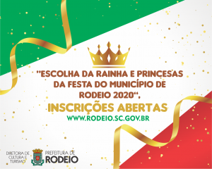 Read more about the article Estão abertas as inscrições para o concurso de escolha da rainha da festa do município de Rodeio