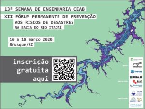 Read more about the article Estão abertas as inscrições para o Fórum Permanente de Prevenção aos Riscos de Desastres