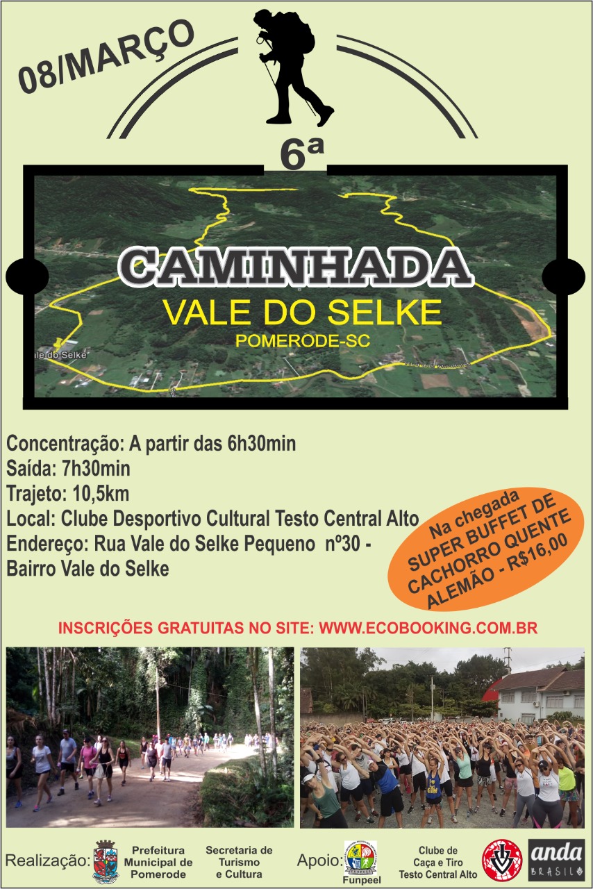 You are currently viewing Em março tem a 6ª Caminhada Vale do Selke