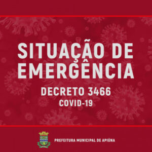 Read more about the article Município decreta situação de emergência diante da situação do Coronavírus