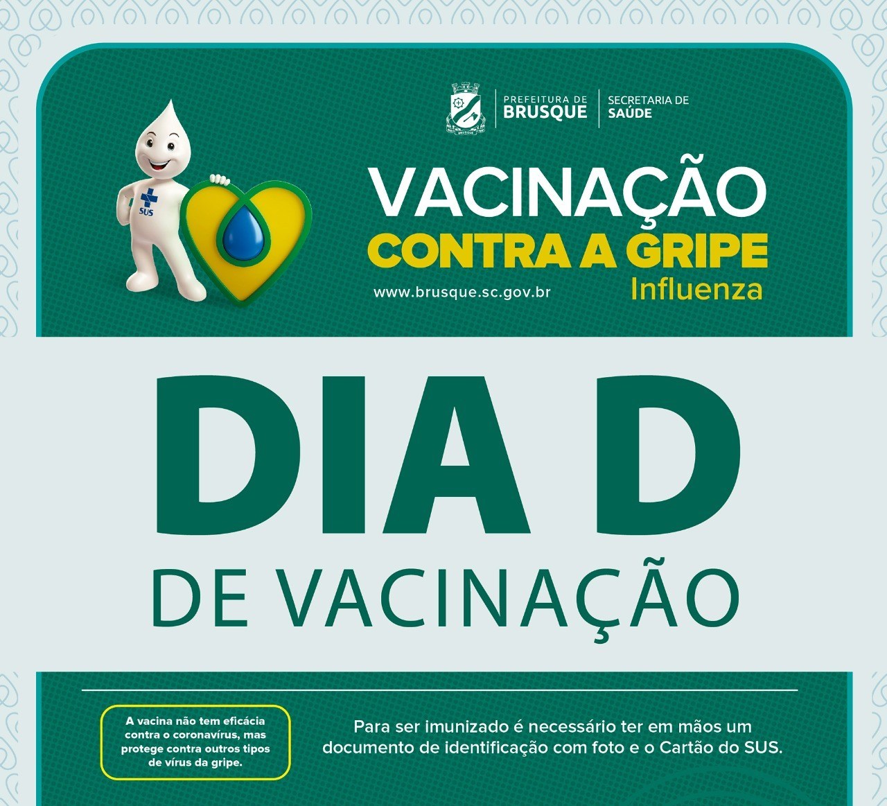 You are currently viewing Secretaria da Saúde fará “Dia D” da vacinação contra a gripe com “Drive-thru” na próxima terça-feira (12)