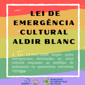 Read more about the article Publicada a regulamentação da Lei Aldir Blanc