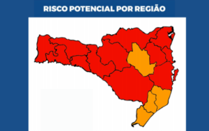 Read more about the article Médio Vale do Itajaí retorna ao nível gravíssimo na Matriz de Risco