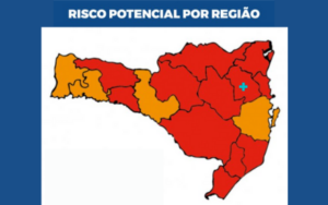 Read more about the article Matriz de Risco mantém Médio Vale em risco gravíssimo