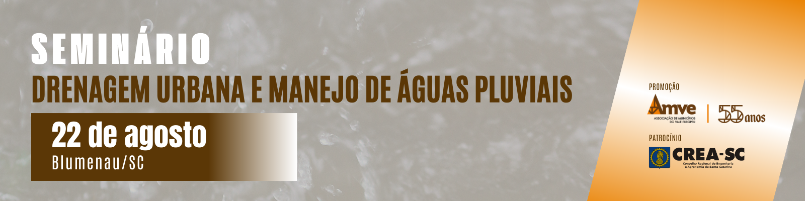 1º Seminário Drenagem Urbana e Manejo de Águas Pluviais